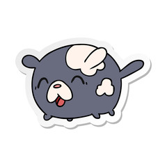 sticker cartoon kawaii cute patch dog