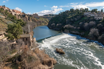 Rio Tejo em Toledo, Espanha.