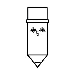 line drawing cartoon pencil