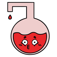 cute cartoon science experiment