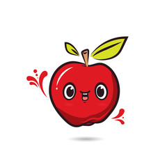 cute cartoon characters apple