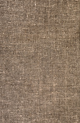 Burlap, natural coarse cloth, tablecloth with folds