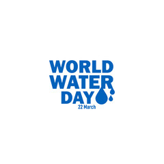World Water Day Vector Template Design Illustration