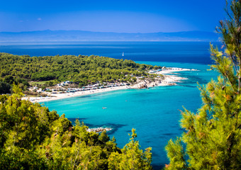 Turquoise waters of Sithonia,  Halkidiki, Greece