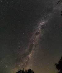 Milky way in the mountain