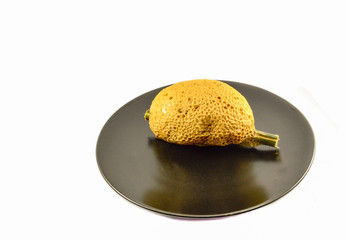 Honeycomb beehive honey swarm nest isolated on white background