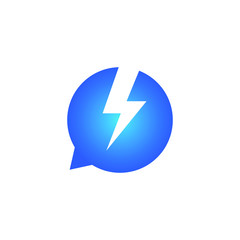 Energy Power Electricity Flash Thunder  Technology Logo Vector 