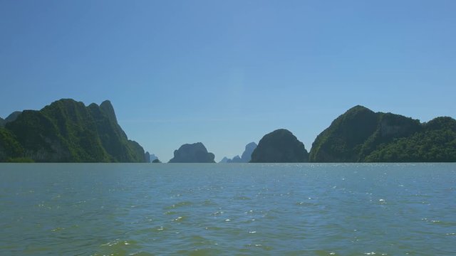 Scenic footage from Panak Island in the Bay of Bengal, Thailand.
