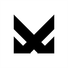 X, XM, VM, VXM initials company logo