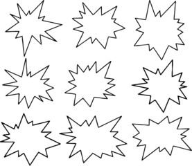 Rough sketch of the exploding frame set