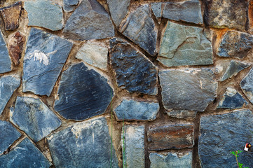Background texture of old rough granite stones