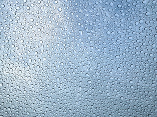 Rain drops reflection background
