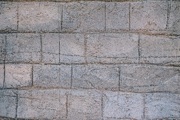 Background of ancient brick wall. Texture of old amphitheater stone for design