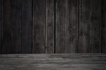 old dark wooden background