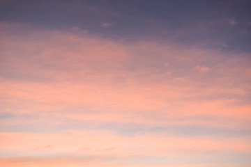 Naklejka na ściany i meble colorful cloud above twilight sky
