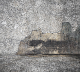 concrete wall, grey background