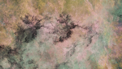 Abstract beige and grey fantastic clouds. Colorful fractal background. Digital art. 3d rendering.