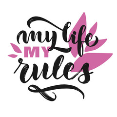 Obraz premium Handwritten calligraphy 