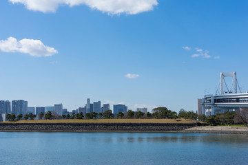Fototapeta premium 東京お台場の風景 Scenery of Odaiba Tokyo 