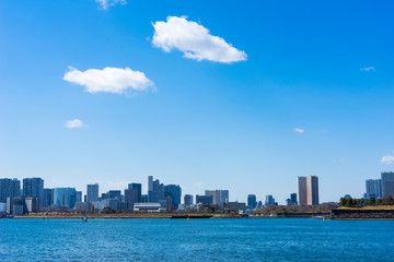 Fototapeta premium 東京お台場の風景 Scenery of Odaiba Tokyo 