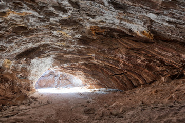 Namakdan Salt Cave on Qeshm Island in Southern Iran taken in January 2019 taken in hdr