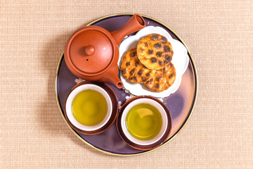 緑茶　Japanese green tea set