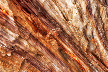 Namakdan Salt Cave on Qeshm Island in Southern Iran taken in January 2019. taken in hdr