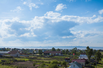 Countryside on a summer day.