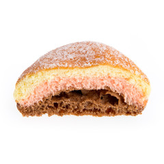 donut or donut with concept on a background.