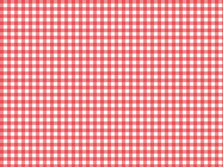 ギンガムチェック　背景　赤