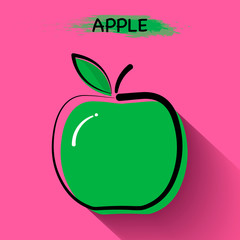A Apple Green Vector