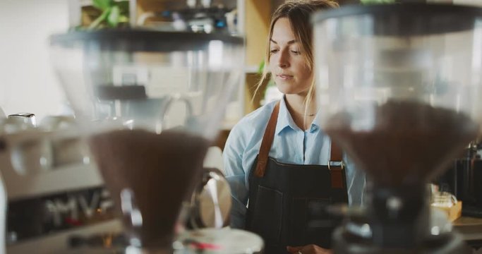 Making amazing coffee creations all day