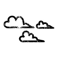Obraz premium weather cloud icon