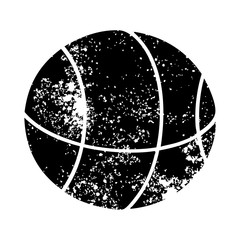 distressed symbol basket ball