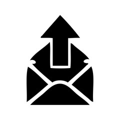flat symbol email sign