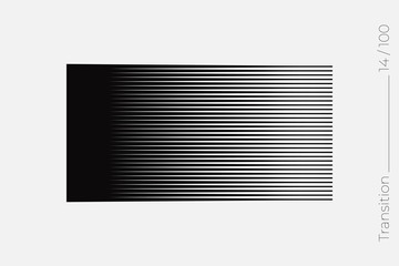 Universal Modern Halftone Geometric Shape. Vector Classical Design Element.