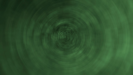 Abstract green fractal on the black space