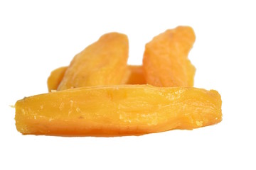 自然な甘さ、美味しい干し芋、丸干し、食べ物イメージ素材、背景白