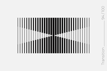 Universal Modern Halftone Geometric Shape. Vector Classical Design Element.