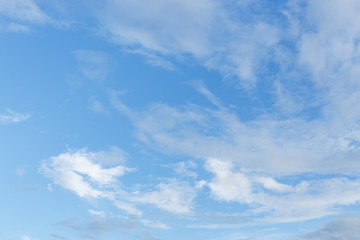 cloud on blue sky