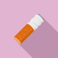 Cigarette goby icon. Flat illustration of cigarette goby vector icon for web design