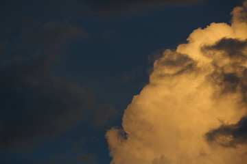 cloud on dramatic dusk sky background