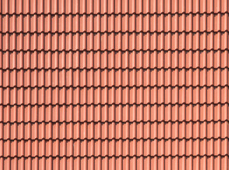 background tiles roof, brown, earthen, clay color.