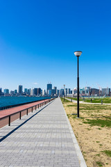 東京　豊洲ぐるり公園の風景　scenery of Toyosu Gururi park