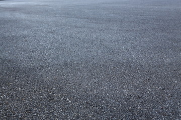 black asphalt road