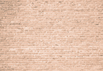 Grunge red brick background. Empty wall texture
