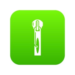 Lock zip icon. Simple illustration of lock zip vector icon for web