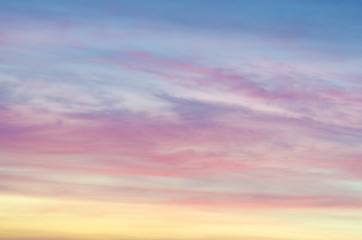 sky pink and blue colors.sky abstract background
