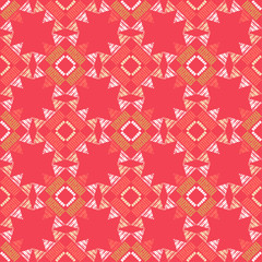 Ethnic boho seamless pattern. Patchwork texture. Weaving. Traditional ornament. Tribal pattern. Folk motif. Can be used for wallpaper, textile, invitation card, wrapping, web page background.