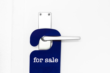 For sale door hanger
